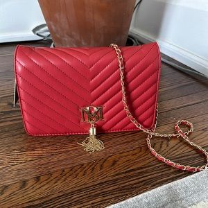 Badgley Mischka Chevron Quilted Crossbody